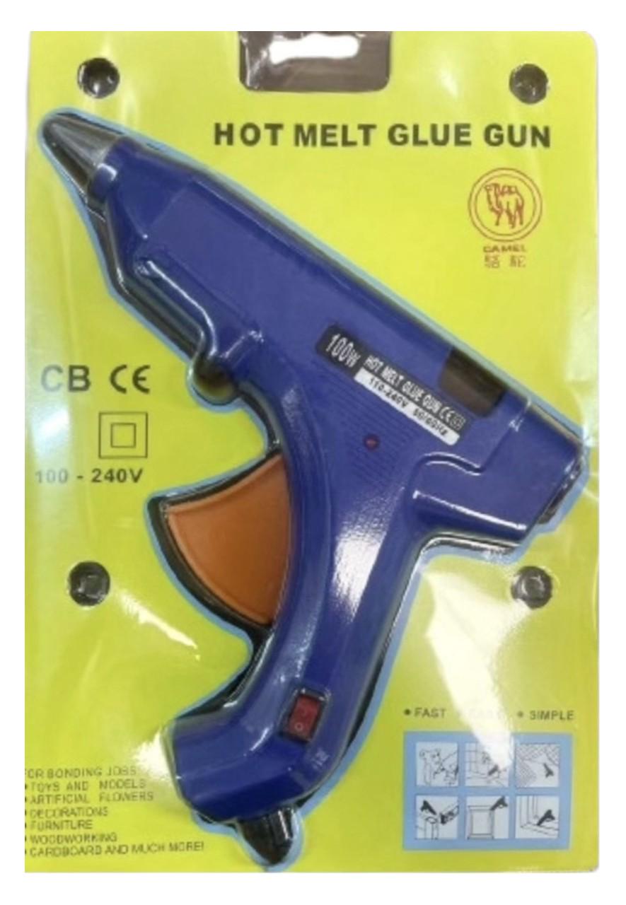 Пістолет для термоклею з кнопкою 100W