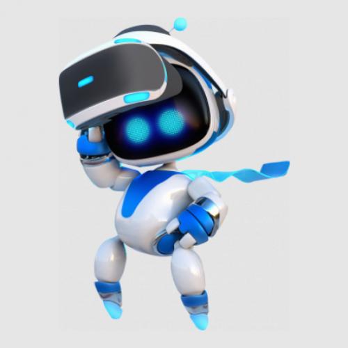 Стикер Astro Bot robot 18,5x25 см Голубой/Белый (21560294) - фото 1 Стикер Astro Bot robot 18,5x25 см Голубой/Белый (21560294) - фото 1