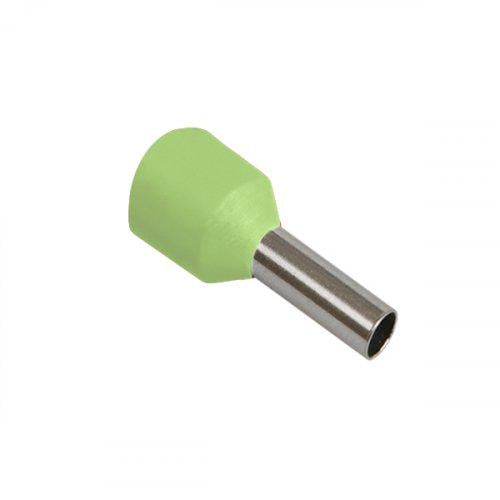 Наконечник изолированный УЕК Е50-20 50 мм2 гильза 20 мм 100 шт. Зеленый (UGN10-050-15-20)