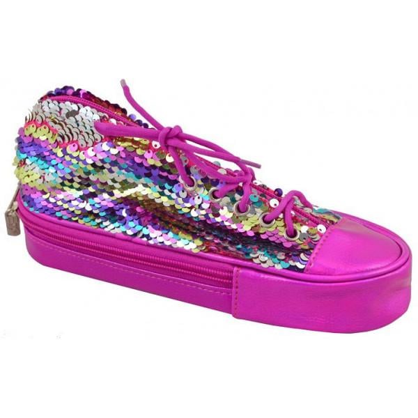 Школьный пенал YES TP-24 Sneakers with sequins Rainbow (5056137159499)