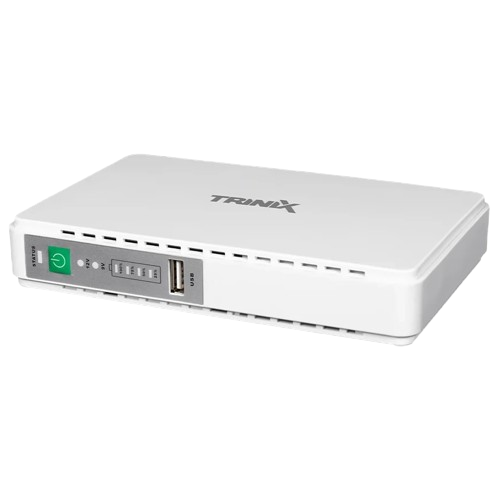 Источник бесперебойного питания Trinix TRX-MUPS-1748 PoE 17 Вт с аккумулятором 10000 mAh PoE 24/48В USB и DC выходами (30359847)