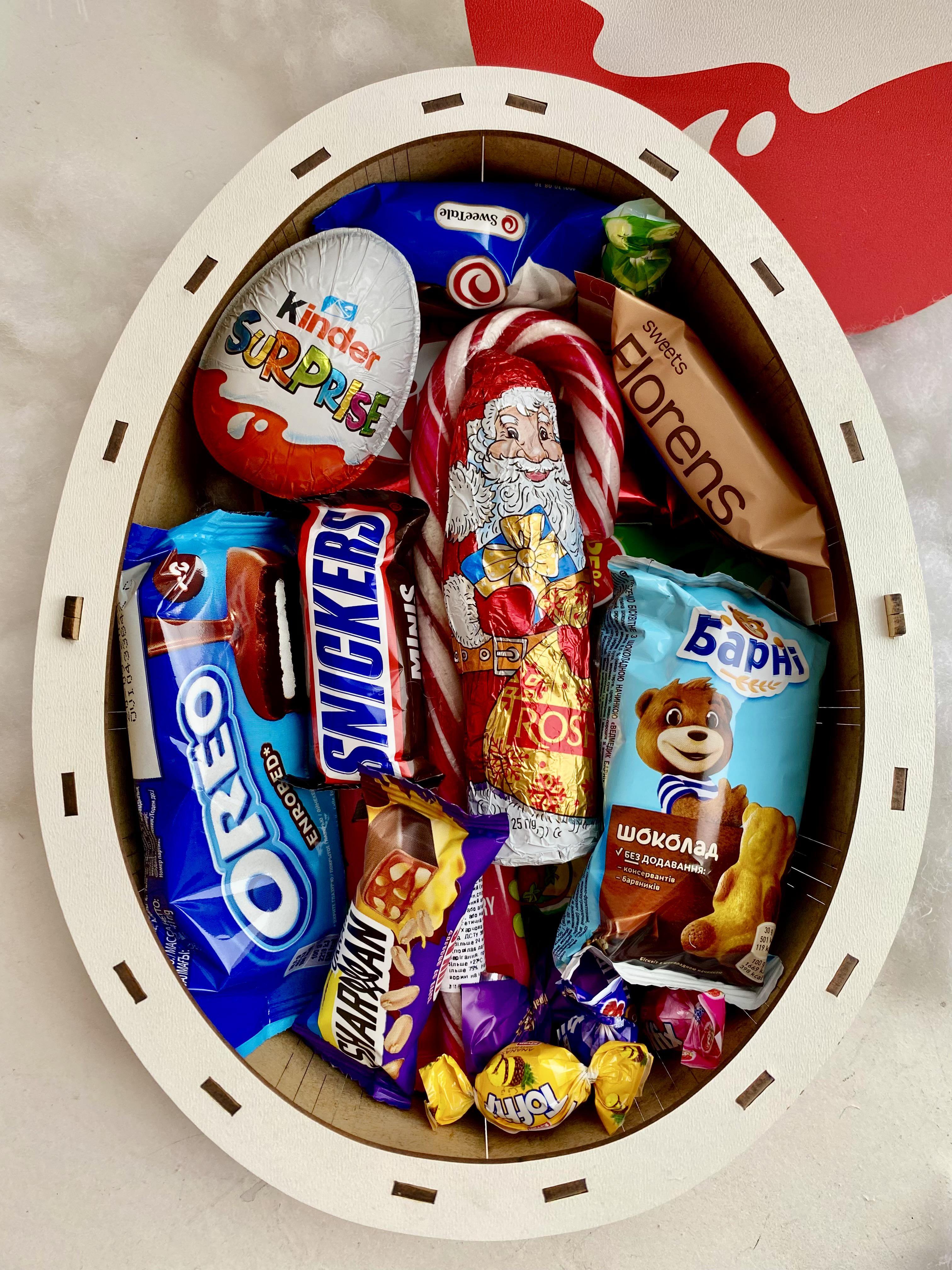 Бокс новорічний Кіндер з солодощами (13714522) - фото 2