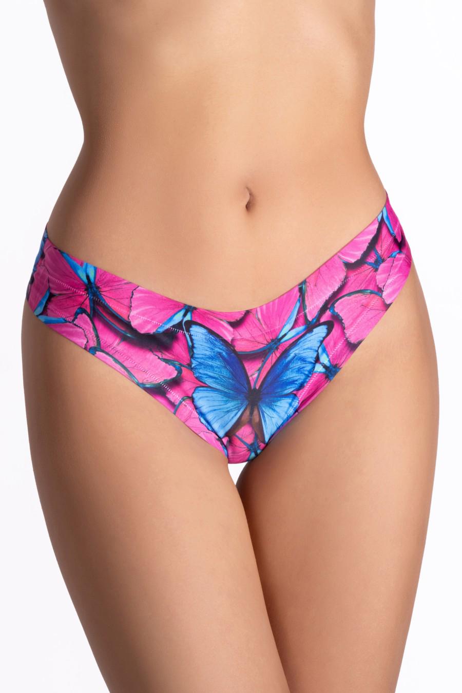 Трусики женские Mememe стринг с ярким принтом S Разноцветный (85088-59814-80)