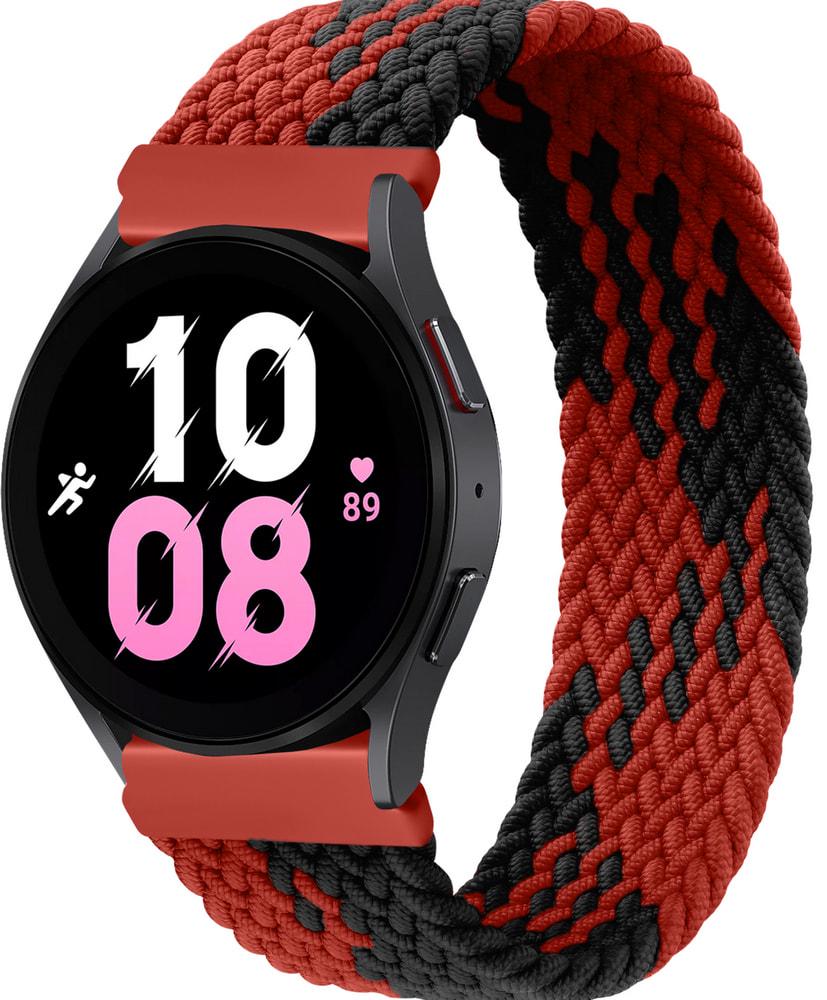 Ремінець Solo Loop Multi для Galaxy Watch 5 44 мм 135 мм Black/Red (29630-44)