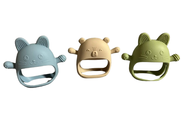 Прорезыватель-рукавичка для зубов силиконовый 3 шт. (734)