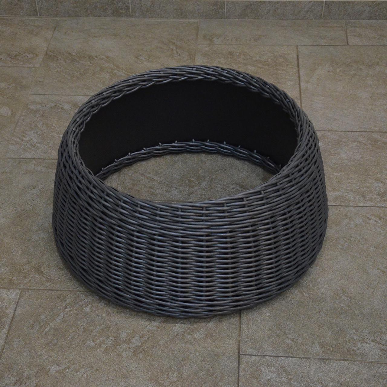 Подставка-юбка под елку плетеная из искусственного ротанга/ручной работы XL Графитовый (23116145) - фото 2 Подставка-юбка под елку плетеная из искусственного ротанга/ручной работы XL Графитовый (23116145) - фото 2