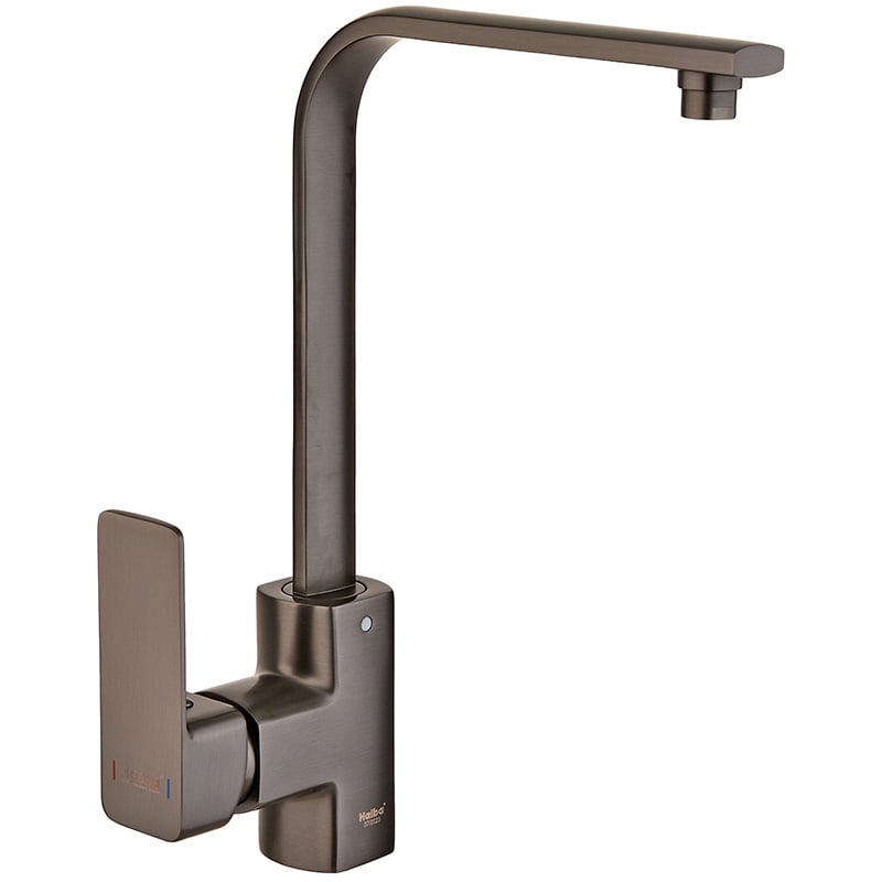 Смеситель для кухни Haiba Kubus 017 Graphite (HB4008)