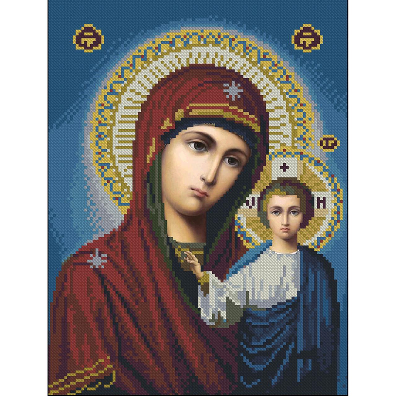 Алмазная мозаика Strateg Святость без подрамника 30х40 см (ZAV3040-6)