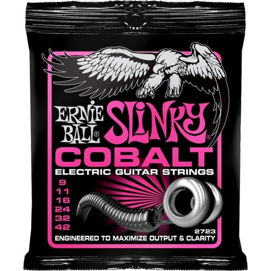 Струны для электрогитары Ernie Ball 2723 Cobalt Slinky 9/42 (2723) Струны для электрогитары Ernie Ball 2723 Cobalt Slinky 9/42 (2723)