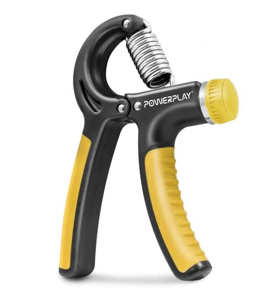 Еспандер кистьовий PowerPlay PP-4323 Strength Grip з регульованим навантаженням 10-40 кг Чорно-жовтий (PP_4323_Bl/Yellow) Еспандер кистьовий PowerPlay PP-4323 Strength Grip з регульованим навантаженням 10-40 кг Чорно-жовтий (PP_4323_Bl/Yellow)