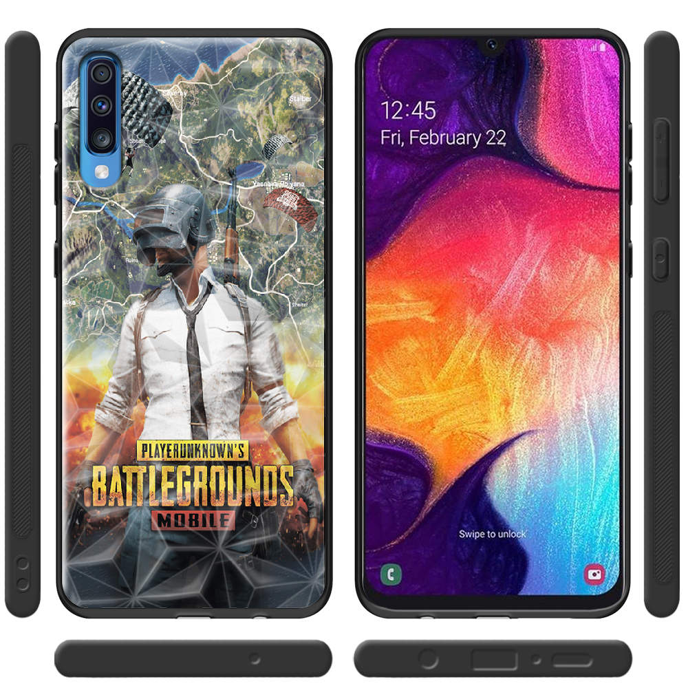 Чохол BoxFace Samsung A705 Galaxy A70 PUBG Mobile Чорний силікон із призмою(36860-up2309-37863) - фото 2