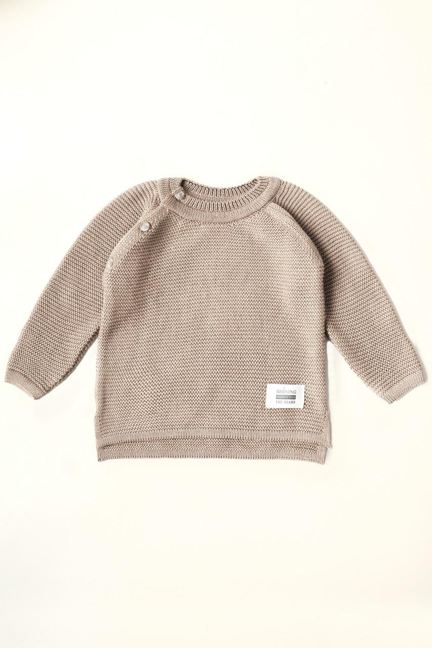 Светр дитячий Mag Baby Star бавовняний 104 см 3-4 роки Темний таш (2859785575)