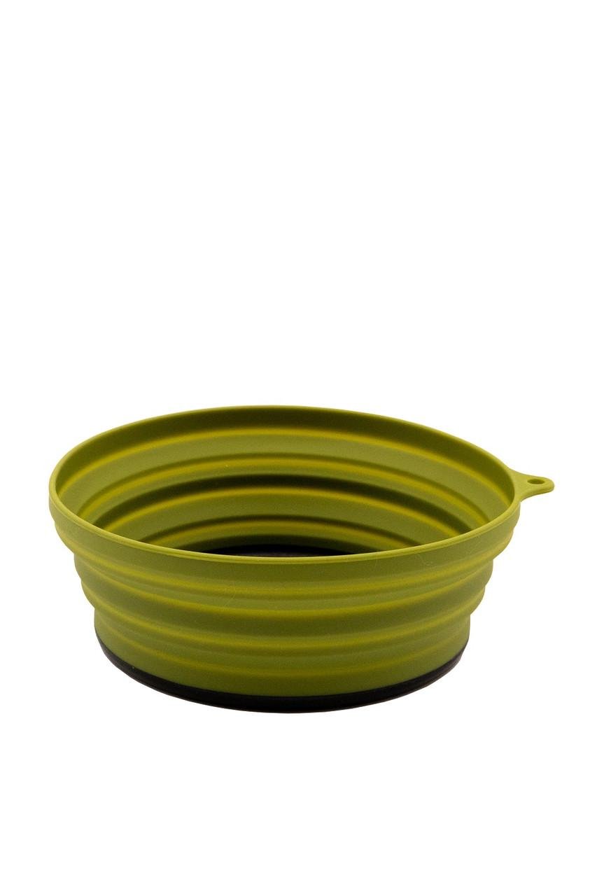 Тарелка Tramp силиконовая с пластиковым дном 550 мл Oliva (TRC-123-oliva) - фото 3