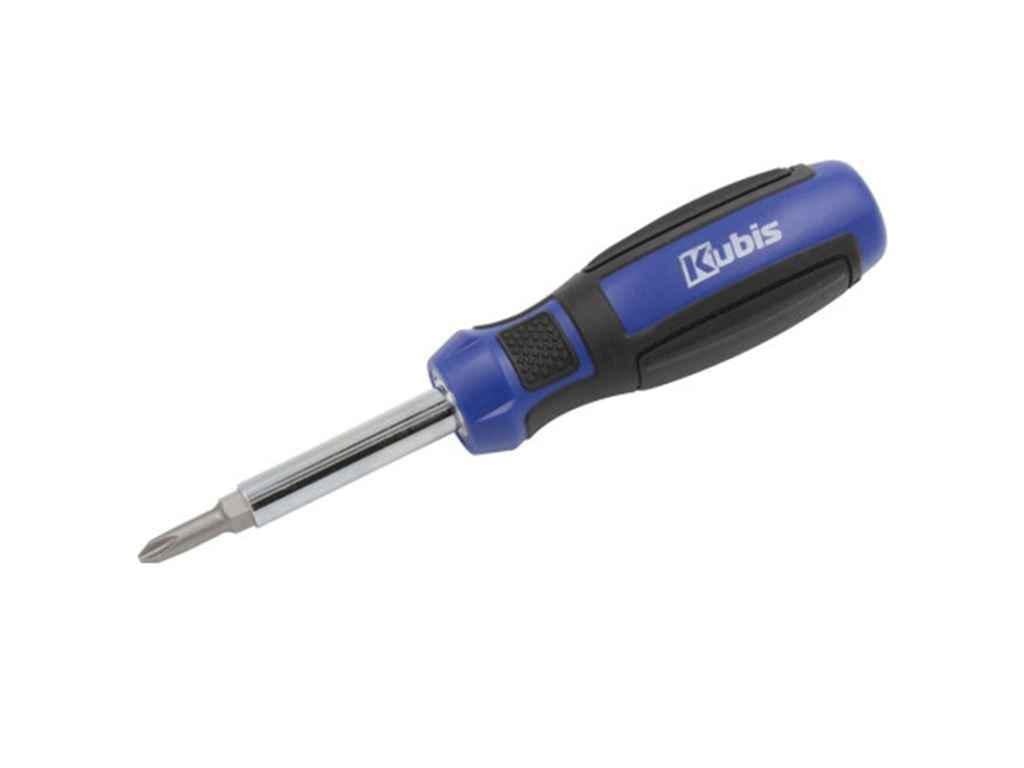 Отвертка Kubis 6в1 PH1-SL5/PH2-SL6 мм/торцевая 6-8 мм/CrV6150/HRC 51-54 (959407)