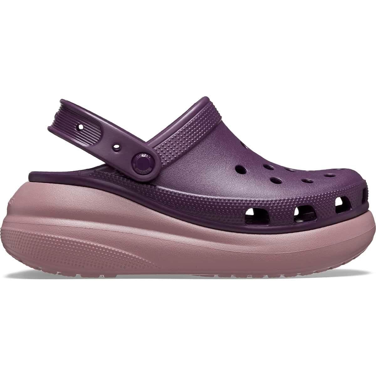 Сабо женские Crocs Classic Crush Clog M8W10 р. 41/42 26 см Dark Iris/Multi (207521-5AT)