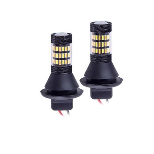 Лампы DRL с функцией поворот 2в1 S25 60 SMD-4014 5000K/3000K 12-24V 2 шт. (00000060226)