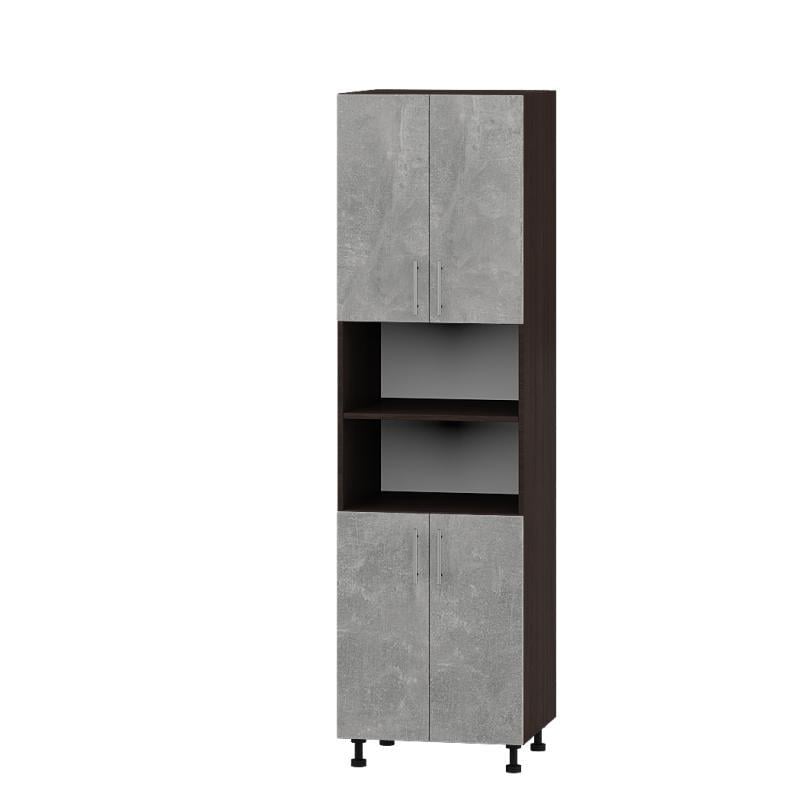 Кухонный пенал Эверест Оптима Н77-600 60х57х215 см Бетон (DTM-3577)