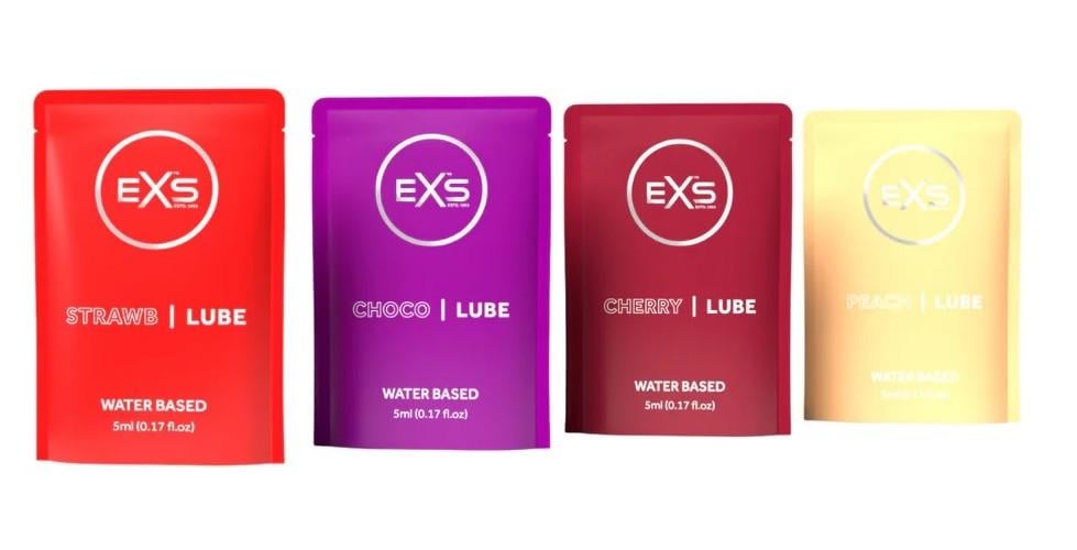 Набір ароматизованих універсальних гелей-лубрикантів EXS Flavoured Lube Sachets 5 мл 20 шт. (2483105722)
