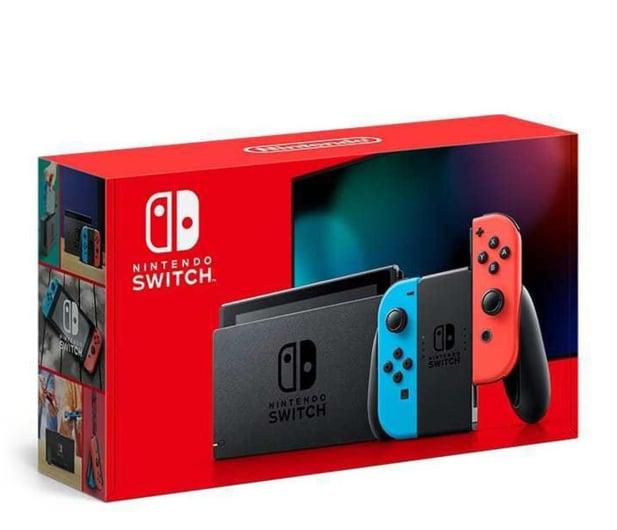Ігрова приставка портативна Nintendo Switch with Neon Blue and Neon Red Joy-Con (045496452629)