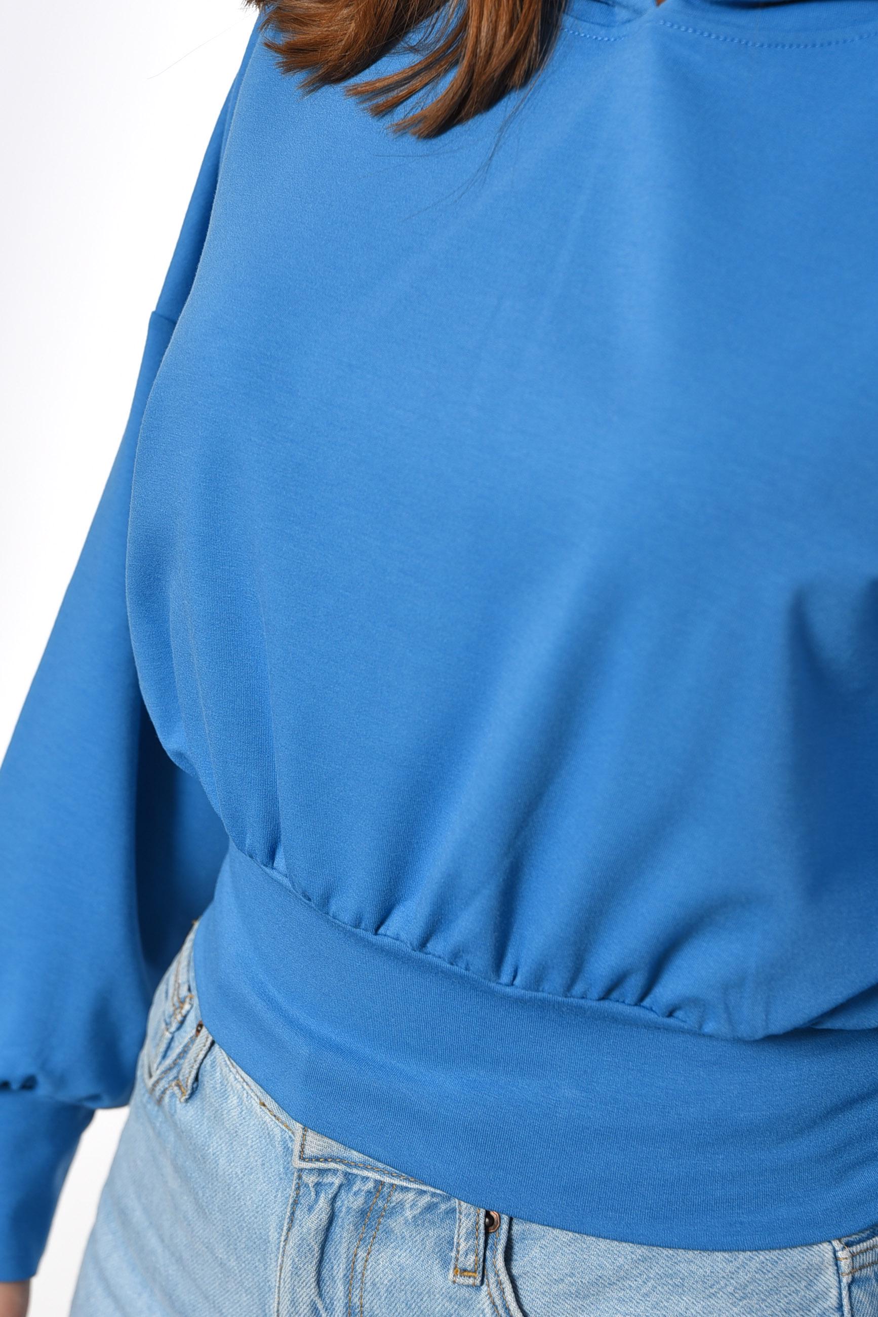 Худі жіночий L Блакитний (186094) - фото 4 Худі жіночий L Блакитний (186094) - фото 4