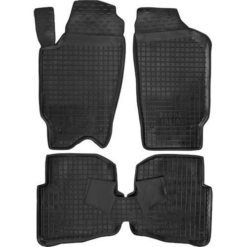 Коврики полиуретановые AVTO-Gumm для Skoda Fabia I 1999-2007 4 шт. Черный (11290 Avto-Gumm)