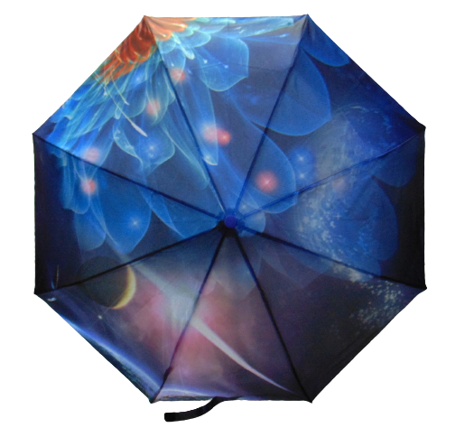 Зонт полуавтомат Lantana 811-6 Космос антиветер Синий (1833884911)