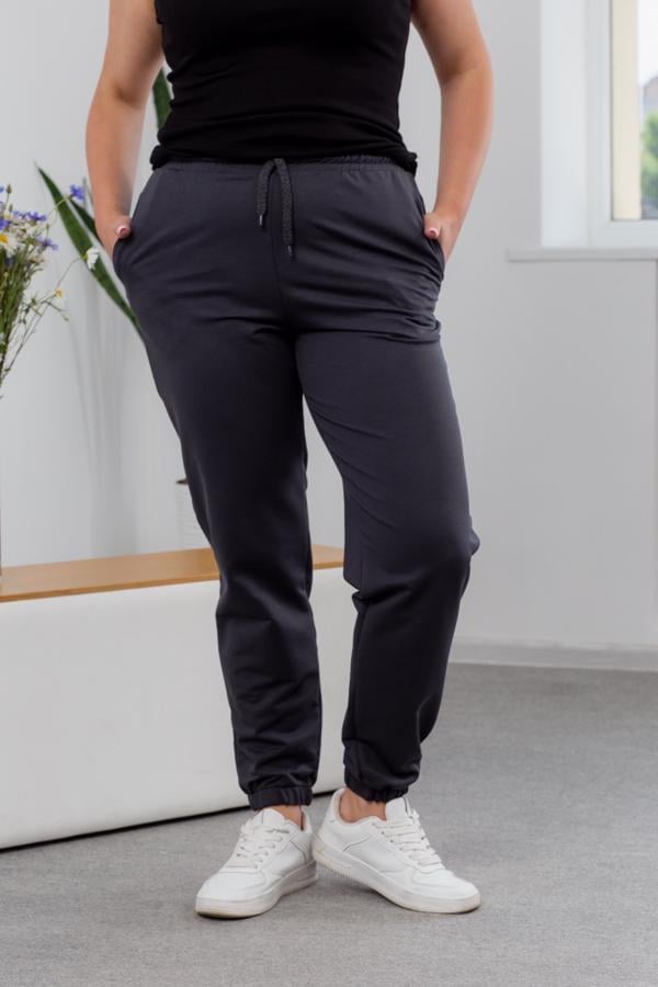 Спортивные штаны женские AKSAN XL Темно-серый (21.908_dark-gray_48(XL))
