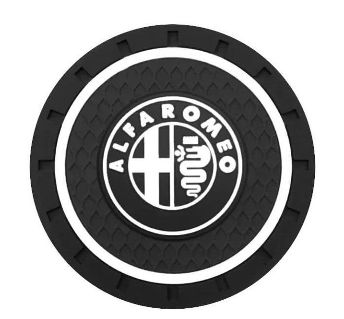 Коврики антискользящие ALFA ROMEO в подстаканники 2 шт. (1605073347)