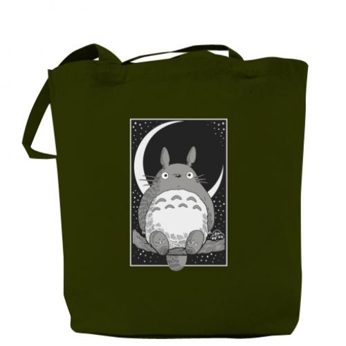 Шоппер My Neighbor Totoro 37x41 см Хаки (14428481-23-187156)