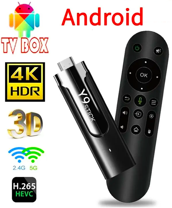 Смарт-ТВ приставка 2/16 Гб Smart TV Stick Android 12 з голосовим пультом M98 Y10 (29511102) - фото 2 Смарт-ТВ приставка 2/16 Гб Smart TV Stick Android 12 з голосовим пультом M98 Y10 (29511102) - фото 2