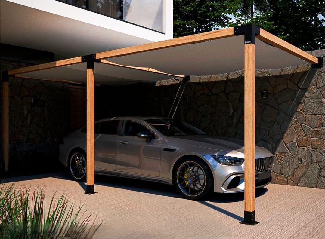 Гараж пристінний 100х100 мм Чорний