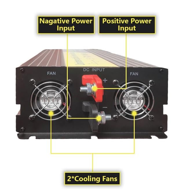 Автомобільний інвертор Uninterruptible Power Source 12-220 В 2000 Вт з чистою синусоїдою (2104618827) - фото 11