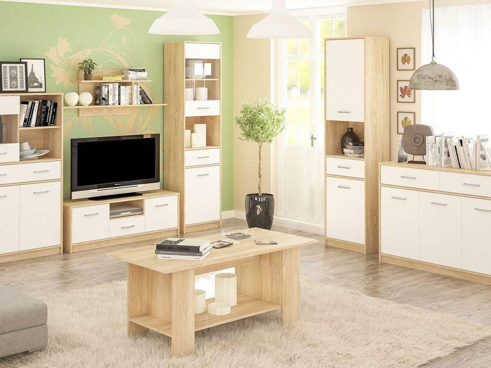 Комод Мебель-Сервіс 3Д2Ш Tips Дуб самоа/Білий (27122574) - фото 4