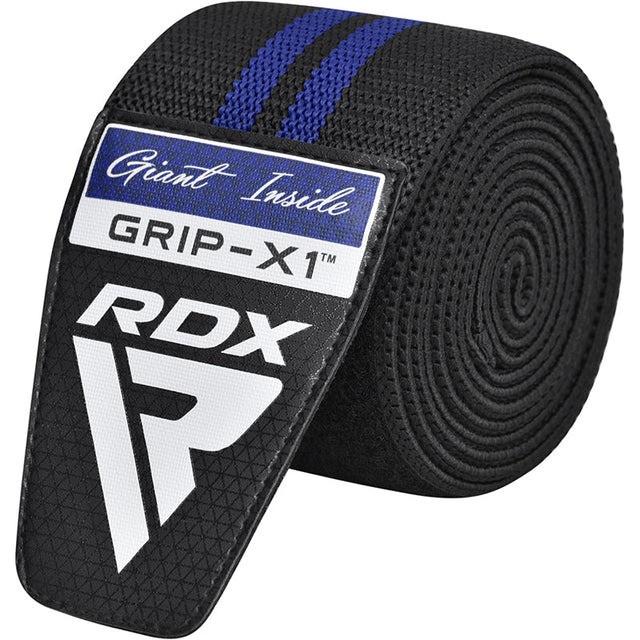 Бинти на коліна RDX GYM KNEE WRAP R11 Black/Blue (A-013184) - фото 6 Бинти на коліна RDX GYM KNEE WRAP R11 Black/Blue (A-013184) - фото 6