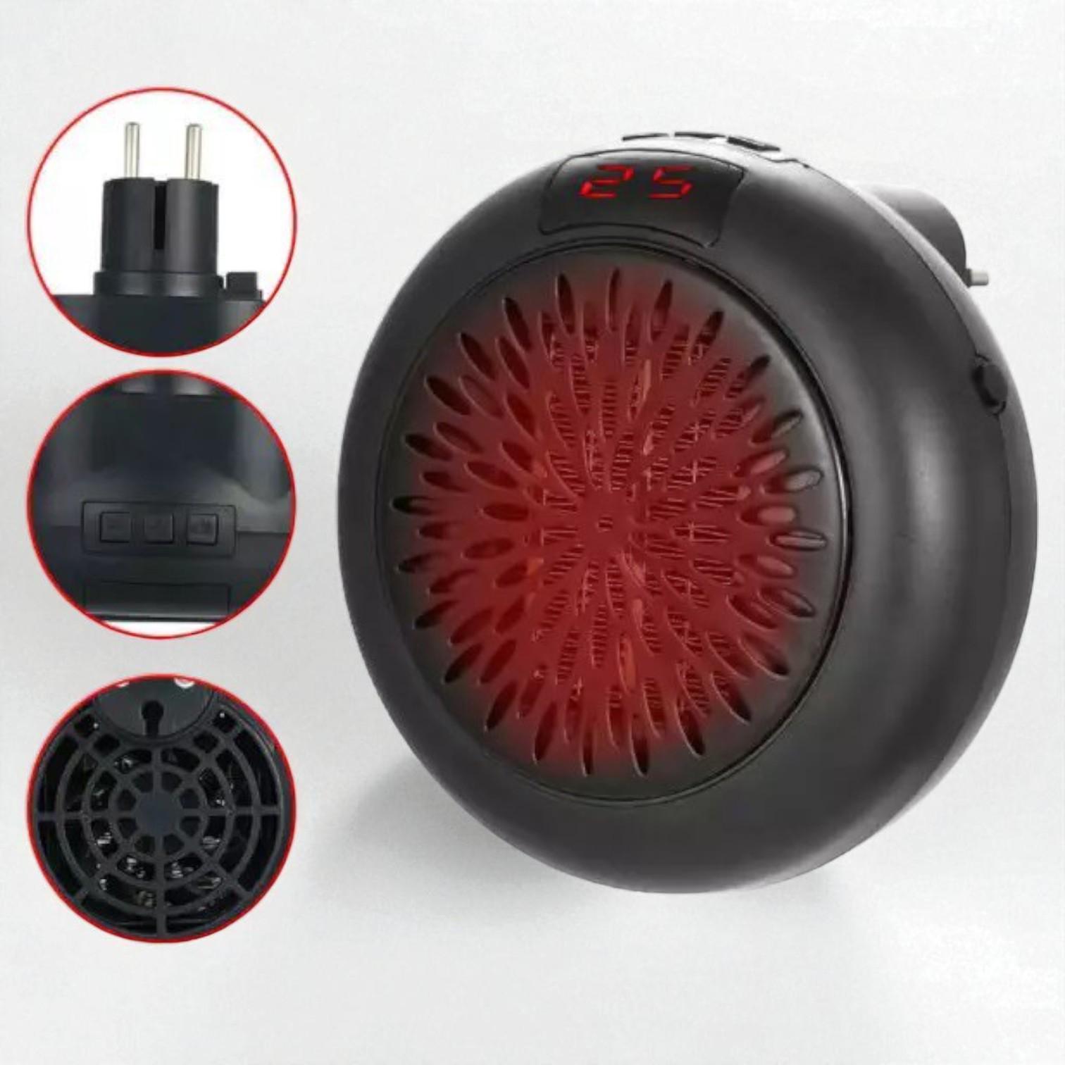 Обігрівач електричний міні портитивний з терморегулятором і таймером 900 Вт (01_K05020213458) - фото 4 Обігрівач електричний міні портитивний з терморегулятором і таймером 900 Вт (01_K05020213458) - фото 4