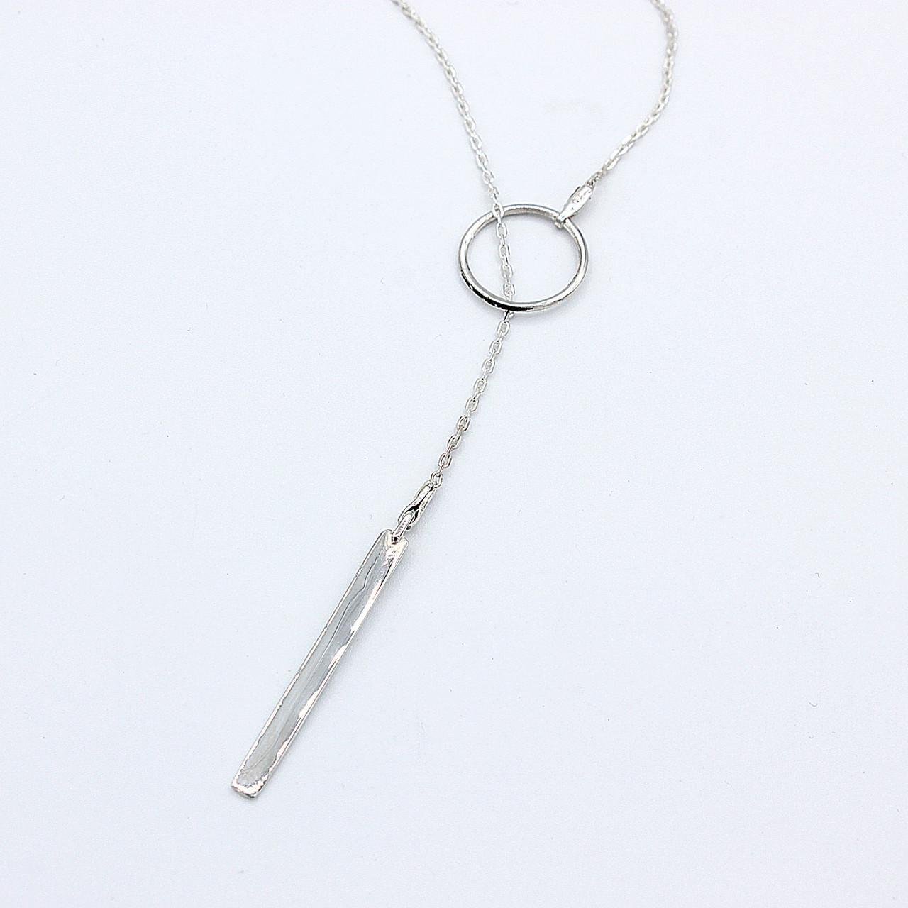 Серебряное колье Классик - фото 3 Серебряное колье Классик - фото 3