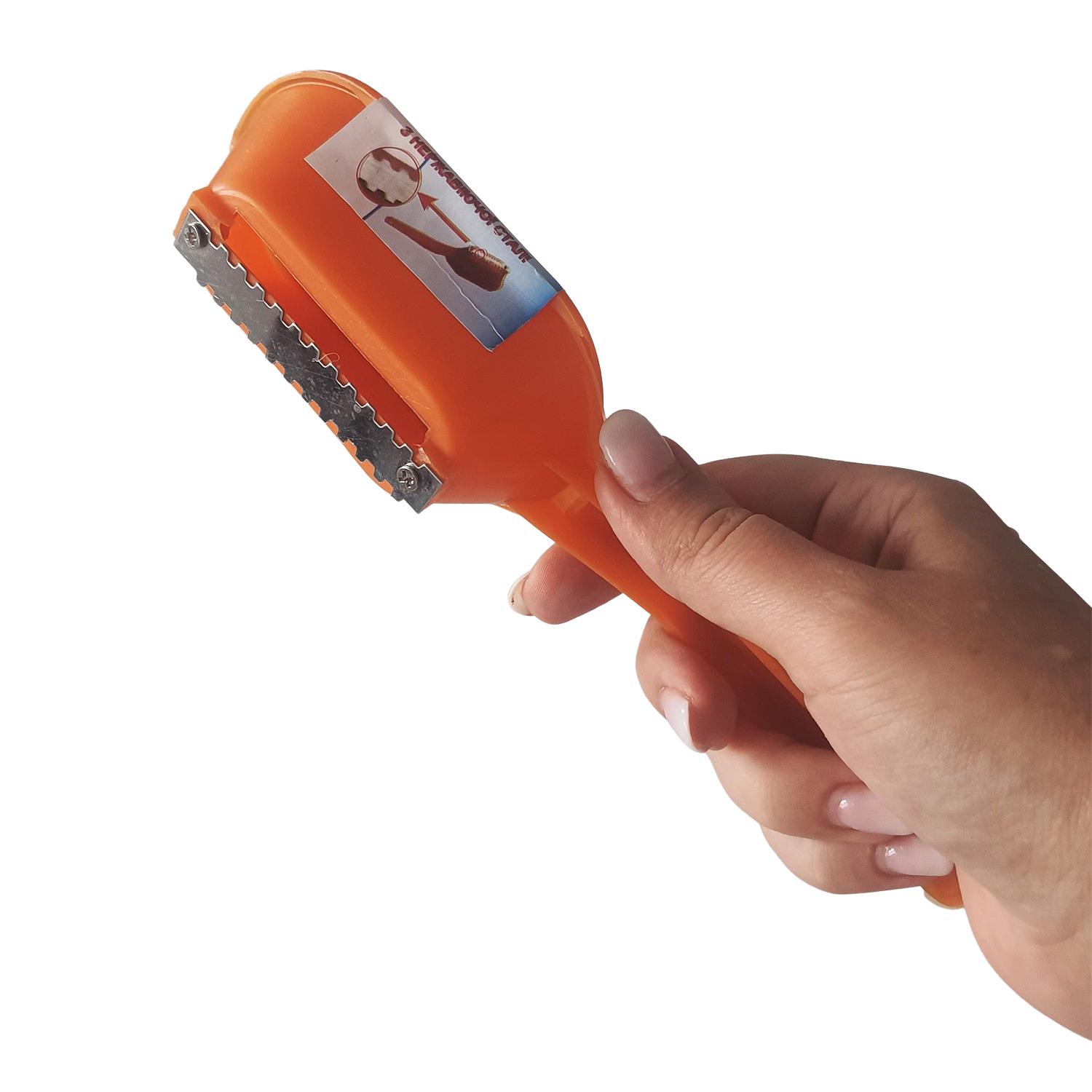 Рыбочистка пластиковая с контейнером 20 см Красный - фото 3 Рыбочистка пластиковая с контейнером 20 см Красный - фото 3