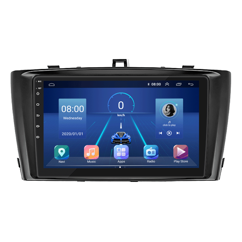 Автомагнітола штатна Lesko 4G/GPS/Wi-Fi для Toyota Avensis III 2008-2011 6/128Gb 9" (1682721824)