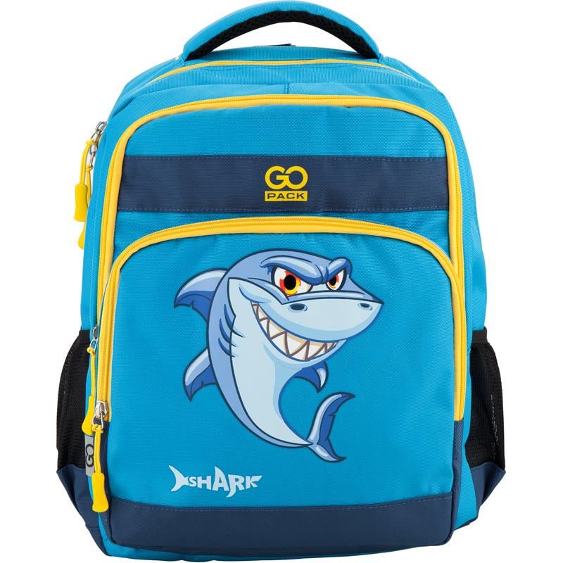Рюкзак дошкольный GoPack 38х28х18 см 19 л голубой (GO18-113M-2)