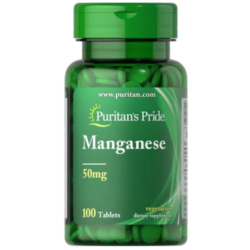 Микроэлемент Марганец Puritan's Pride Manganese 50 мг 100 Tabs