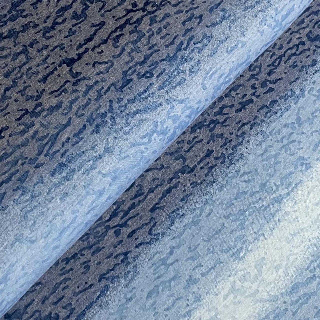 Ткань трикотаж вискоза тонкий Синий (24479495)