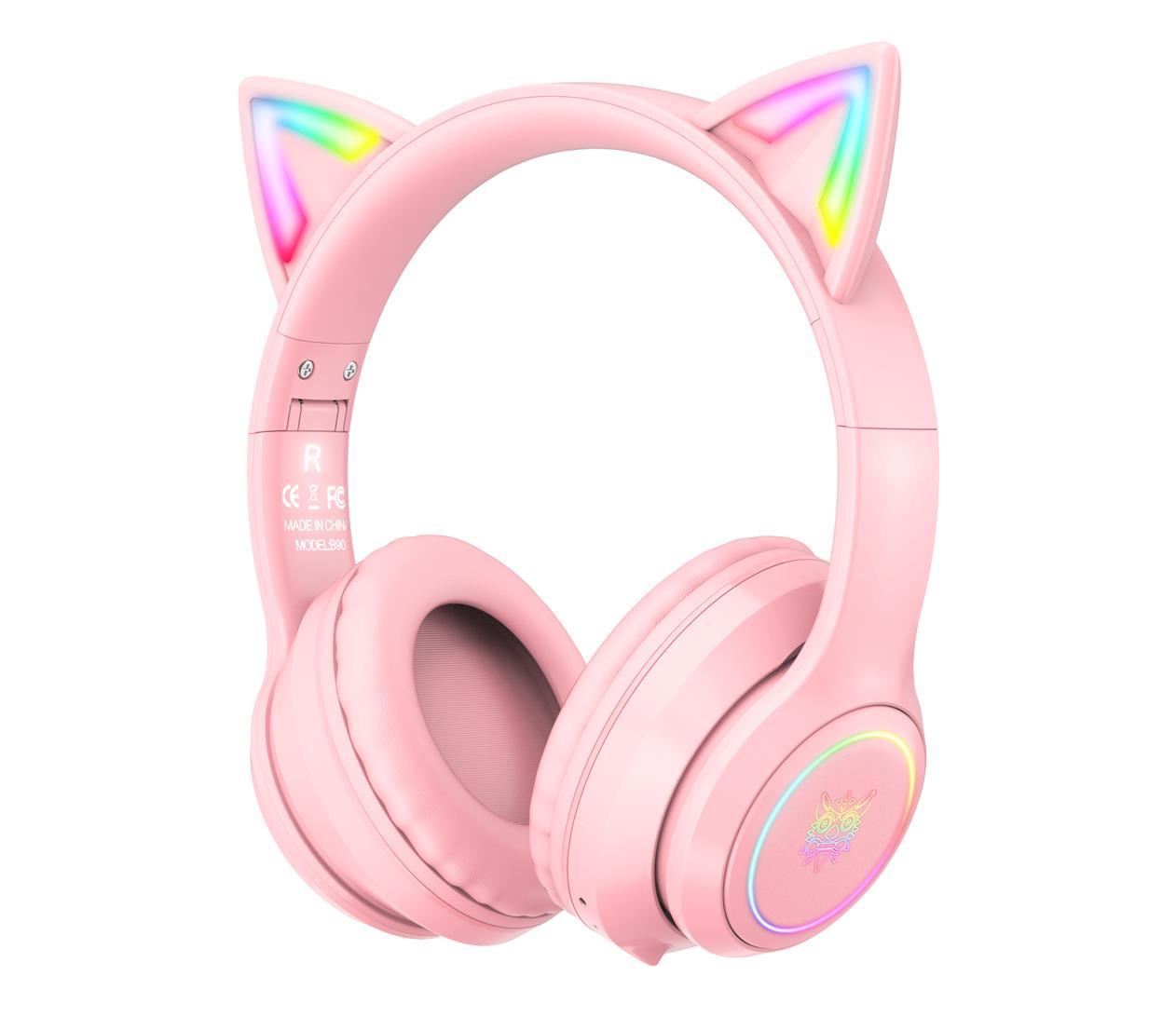 Навушники з мікрофоном Onikuma B90 Pink