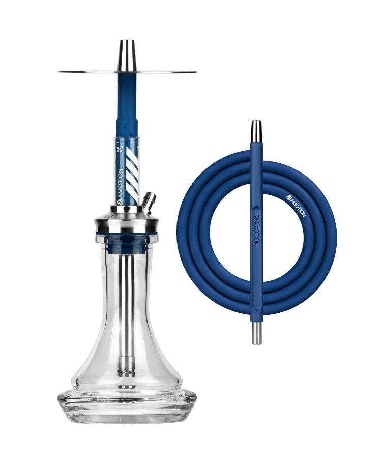 Кальян Amotion Futr Cobalt нержавеющая сталь 45 см (22910)