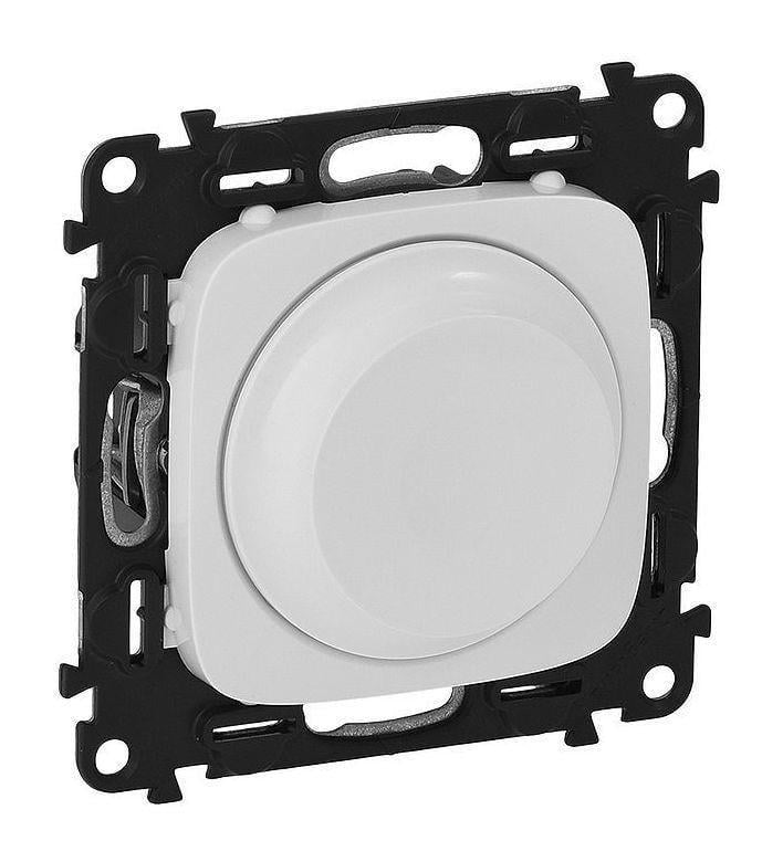 Светорегулятор Legrand Valena Allure с поворотной ручкой без нейтрали Белый (25877288)