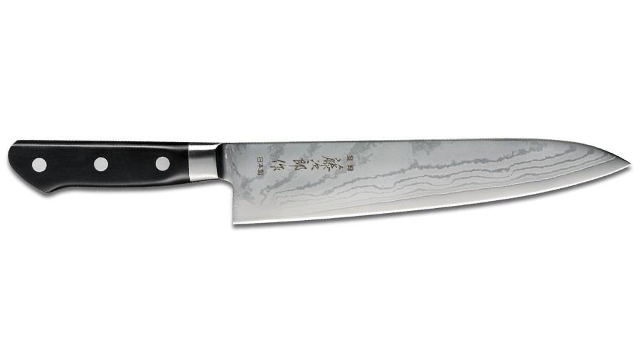 ᐉ Кухонный Шеф нож Tojiro Classic Damascus на заклепках 60-61 HRC