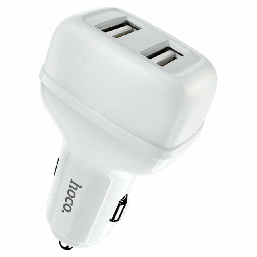 Зарядное устройство для автомобильного Hoco Z36 Micro 2в1 2,4А Белый (000547039) Зарядное устройство для автомобильного Hoco Z36 Micro 2в1 2,4А Белый (000547039)