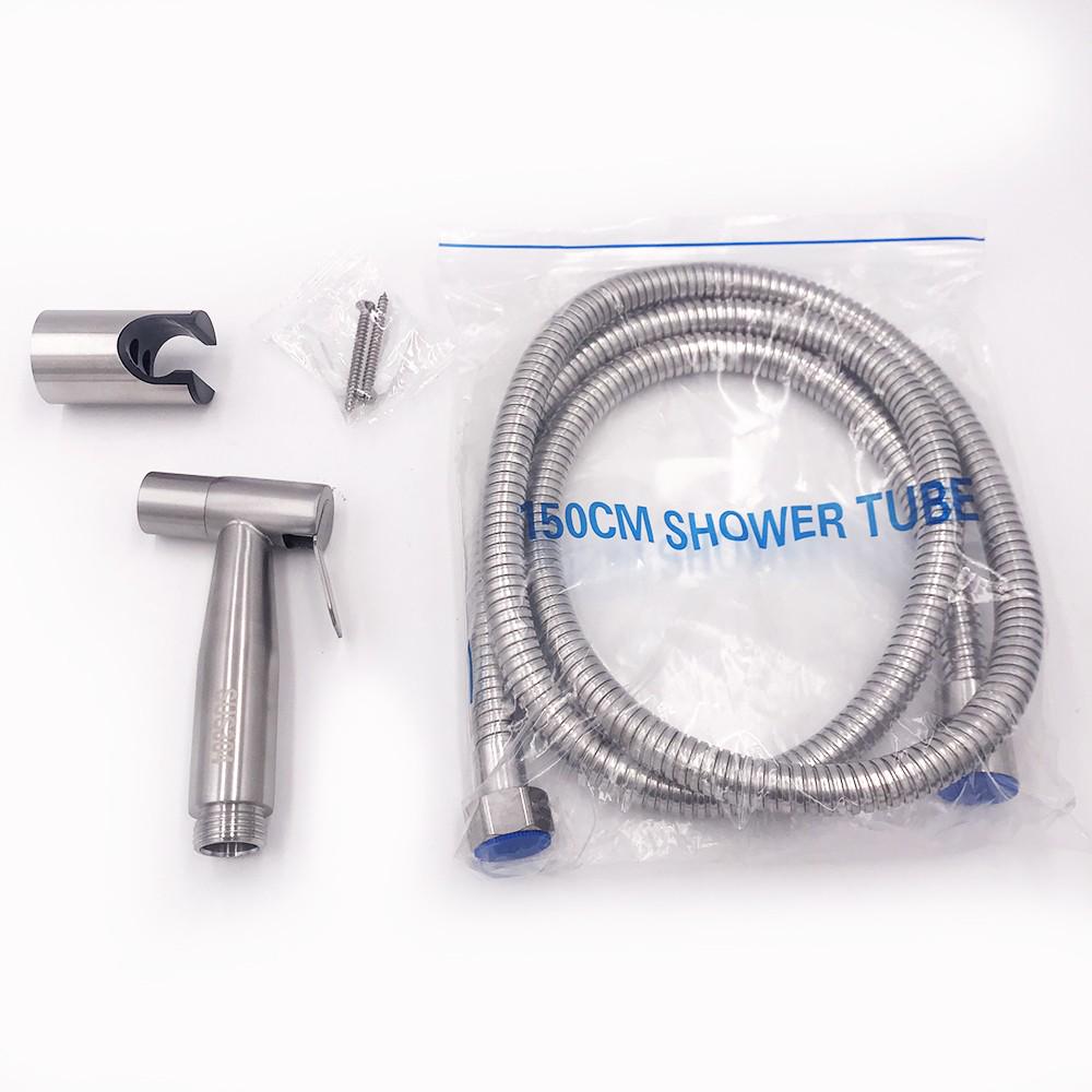 Набір для гігієнічного душу Zerix bidet sprayer SET-007 Сріблястий - фото 10