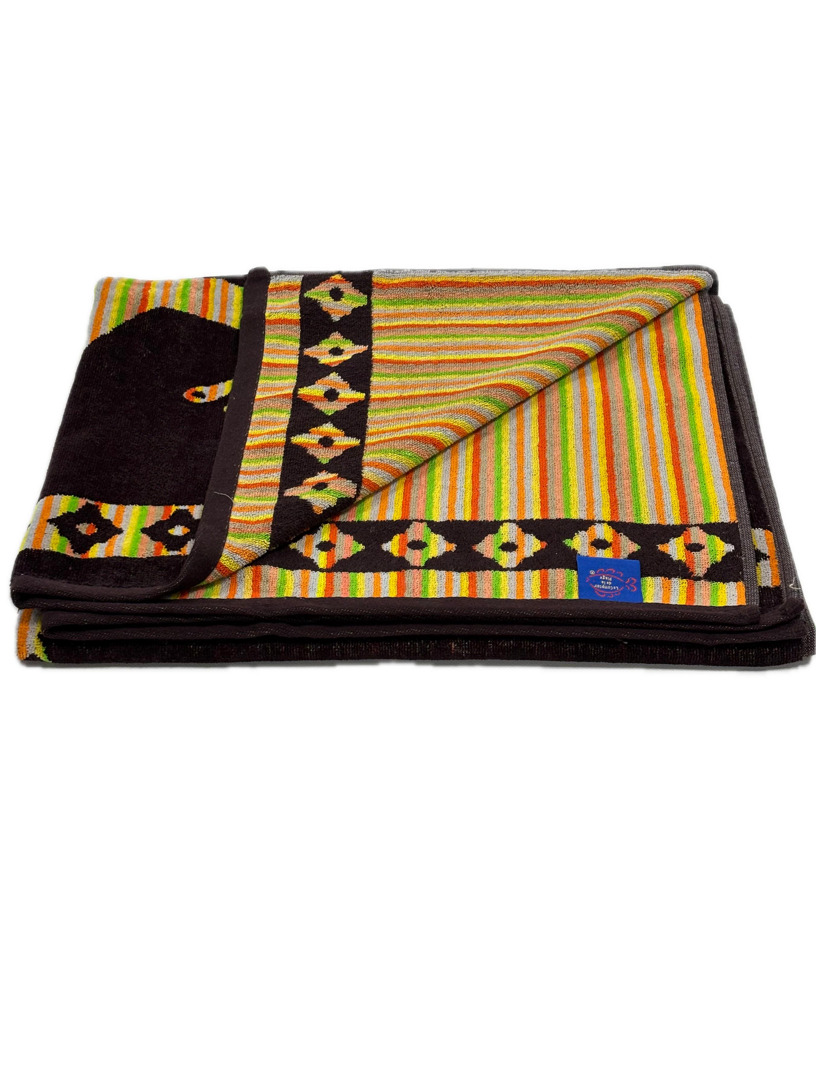 Полотенце пляжное Le Comptoir de la plage Salango 90x160 см One size Коричневый (ZIK0000028170) - фото 4 Полотенце пляжное Le Comptoir de la plage Salango 90x160 см One size Коричневый (ZIK0000028170) - фото 4