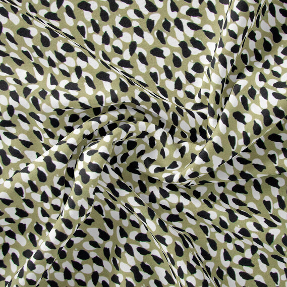 Ткань плательная IDEIA Super Soft Digital Акцент 1,5 м Оливковый (2200004220895)