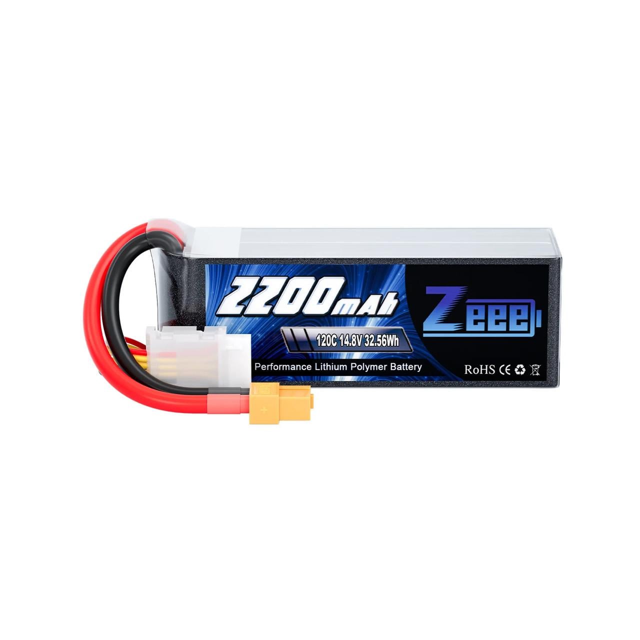 Аккумулятор Zeee 14.8V 120C 2200mah 4S RC Li-po XT60 (2379900391)
